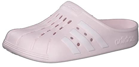 adidas Adilette Clogs, Ciabattine Unisex-Adulto, Rosa (Almost Pink/Ftwr White/Almost Pink), 47 1/3 EU