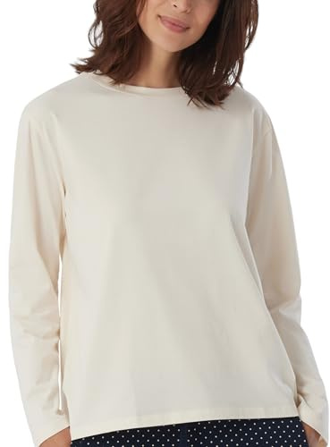 Schiesser Camisa de Dormir de Manga Larga Mezcla de Algodón + Relax Camisa de Dormir de algodón de Manga Larga - Mix + Relax Mujer