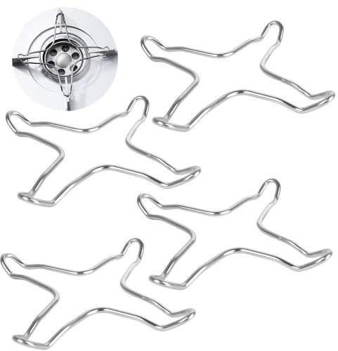 4 PCS Gas Ring Reducer Universal Gas Stove Top Grates Stainless Steel Gas Hob Pan Support for Espresso Maker Coffee Maker Oven Kitchen