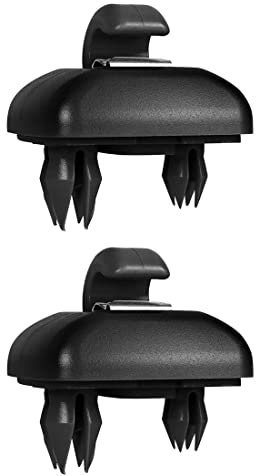 PLABBDPL 2 ganchos para parasol de coche, ganchos para parasol compatibles, ganchos para parasol de coche con Audi A1 A3 A4 A5 Q3 Q5 (8E0 857 562) A7 B6 B7 B8 S4 S5