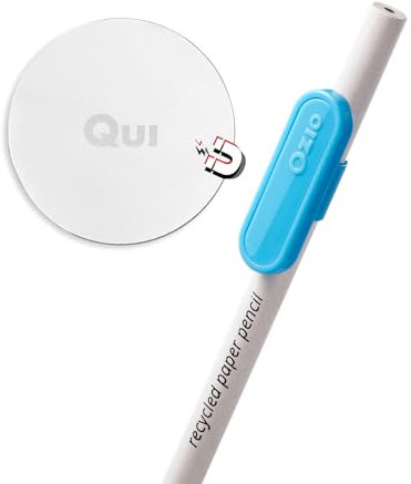 Ozio Soporte Magnético para Bolígrafos, Soporte para Bolígrafos, Clip para Lápiz con Imán, Gadgets de Escritorio, Accesorios de Oficina, Azul