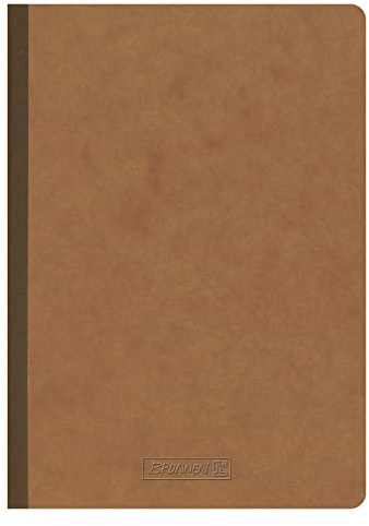 NEU BRUNNEN Kladde FACT!plus DIN A5, 96 Blatt, unliniert braun FSC