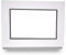 Kunststofffenster - Festverglasung - Fenster - innen weiß/außen weiß - BxH: 100 x 40 cm - 1000 x 400 mm - 2 fach Verglasung - 60 mm Profil