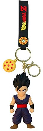RuBeru Dragons Boules Son Goku Anime Porte-clés Porte-clés Sac Pendentif Cadeau de Noël, multicolore, taille unique