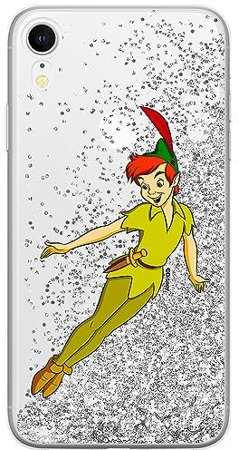 ERT GROUP mobile phone case for Apple Iphone XR original and officially Licensed Disney pattern Peter Pan 001 optimally adapted to the mobile phone, with glitter overflow effect
