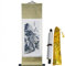 MELLAQUEST Asiatische Kunst, Wandbehang, Gemälde, Dekoration, Berg, Fluss, Landschaft, orientalisch, japanisch, chinesisch, traditionell, Seiden-Wandrollen, 38,1 x 94 cm