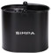 simpa 14L 14 Litre Stylish Metal Mop Buckets with Matt Black Colour Finish.