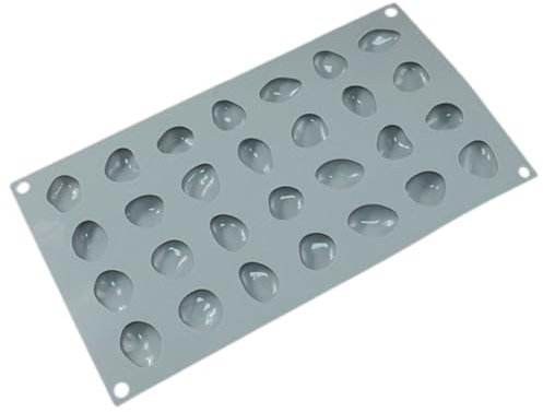 Molde De Guijarros Moldes De Silicona Para Hornear Molde De Silicona De Piedra Moldes Para Fondant Molde Para Decorar Pasteles Oval Herramienta Para Hornear Gel De Sílice