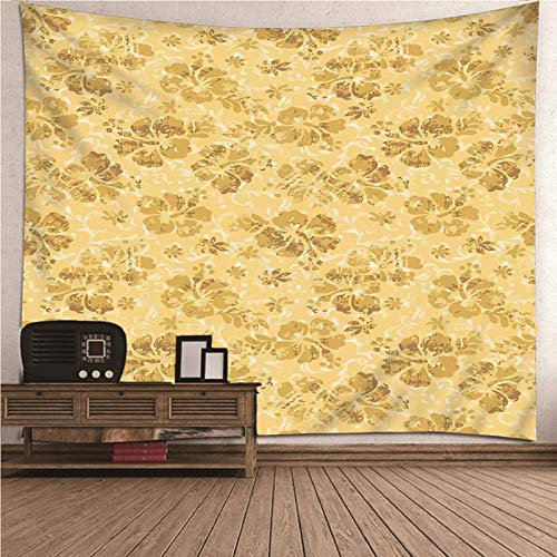 CEVAN Wandbehang Decke Balkon Wanddekoration Muster Im Vintage-Stil Wandteppiche Tapisserie Wanddecken Kunst Dekorationen Decke Wandbehang Stoff Hellbraun 350x250cm