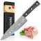 KEENZO Damastmesser Kochmesser 8 inch,Chefmesser aus 67 Lagen Damaststahl Scharfe Messerklinge 20cm Küchenmesser mit Ergonomischer Griff für Haus und Küche, Geschenkbox