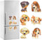 Fiorky 6/8/10 Pcs Diamond Painting Fridge Magnetic Stickers Owl Diamond Art Fridge Magnets Sticker Dog Diamond Painting Magnets Refrigerator for Fridge Whiteboards Car Mailbox Decor
