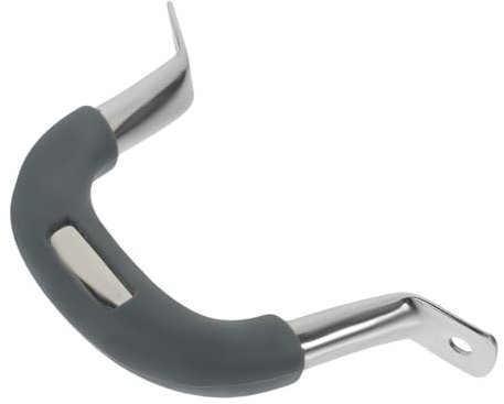 TOPBATHY Seitlicher Ersatzgriff Aus Edelstahl Und Silikon Hitzebeständig Für Pfannen Und Töpfe Ergonomischer Topfgriff Für Küchenzubehör Und Kochgeschirr