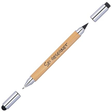 Uljö 2-in-1 Kugelschreiber/Bleistift mit Endlosmine Sei gesegnet