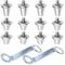 Rugby Studs Metal Football Boots Replacement Shoe Alloy Nylon Plastic Anti Slip Sturdy Aluminium Transparent Soft Ground Thumb Rubber for Men boy Kids Adults Shoes Silver