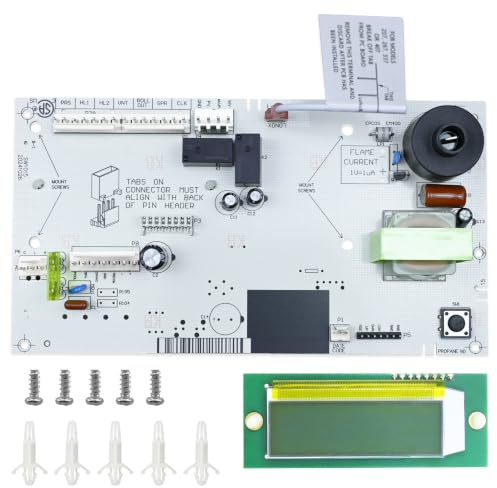 013640F PC-Board-Steuerung & 013640F LCD-Display Pool Ersatz für Raypak Digital Gasheizung Modell 185B, 265B, 335B, 405B, 206A, 266A, 336A, 406A, 207A, 267A, 337A und 407A