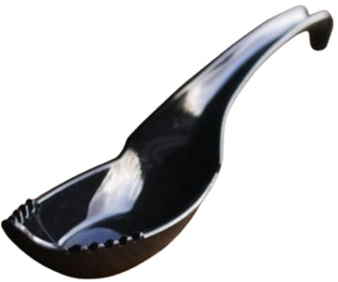 Tablespoon - Japanese Noodle Spoon, Porcelain Spoon, Tasting Spoon | Deep Spoon Shaped Spoon, Non Slip Handle to Enjoy Broth, Snack