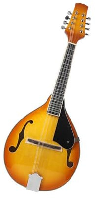 Mandolin Instrument Eight Strings Professional Performance For Beginners Standard Mandolin(Orange)