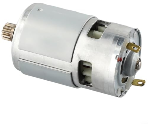 Moteur à engrenages CC en métal RS775 Moteur CC pour scie alternative Petite scie à main 11 dents 18 V 5000-10000 r/min Outil électrique avec ventilateur de refroidissement
