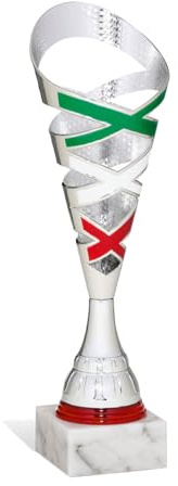 tecnocoppe Coppa Altezza 34,50 cm. Targhetta Personalizzata Omaggio