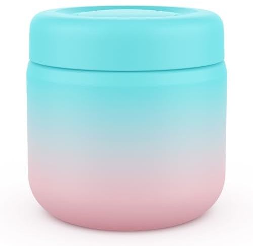 WayEee Thermobecher Essen 385ml Thermobehälter für essen Edelstahl Essensbehälter Warmhaltebehälter (Bonbons)