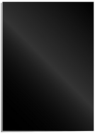 Fellowes Präsentationsdeckblätter Chromolux (glänzend), 250g/m², schwarz