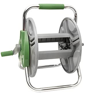 Cofan Enrollador de manguera | Totalmente portátil | Fácil y cómodo de transportar | Práctico y versátil para el jardín