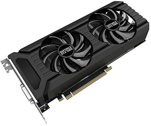 Palit NE51060015J9-1060D NVIDIA GeForce GTX 1060 6GB GDDR5 Graphics Card - Black