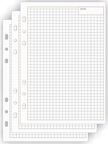 Jüscha Einlage Kariert, inkl. 50 Blatt, DIN A5, B-2544