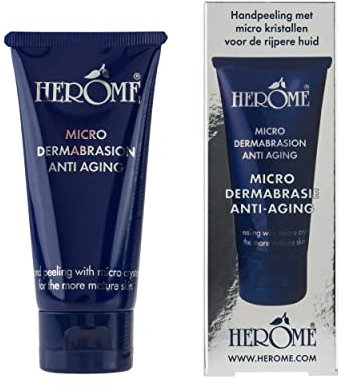 Herome - Micro Dermabrasion para Manos 55ml. | Exfoliante de Manos Antiedad, Reparadora, para Pieles Maduras, elimina Piel Muerta