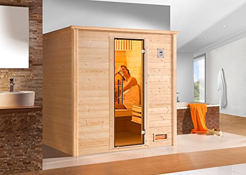 weka Massivholzsauna BERGEN 2 GT, Sparset 1