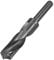 sourcing map Reduced Shank Drill Bit 23mm Black Nitride Coated with 1/2 Inch Straight Shank, High Speed Steel HSS 9341 Twist Drill Bit for Stainless Steel Alloy Metal Plastic