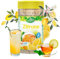 KING GEORGE - Royal Tea Time, Zitrone Instantgetränk 6 x 400 g, Heiß & Kalt ein Genuss, Instantteegetränk mit Zitronengeschmack, ergibt bis zu 4 l, Schwarzteeextrakt…
