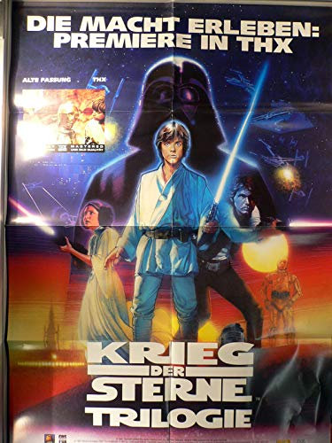 Krieg der Sterne Trilogie - Videoposter A1 84x60cm gefaltet (g)
