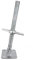 GeZu Impex® Gerüstspindel schwenkbar 800 mm, Ø 38 mm, Kippspindel für Baugerüste, Gerüstspindel Gerüstfüße mit beweglicher Fußplatte