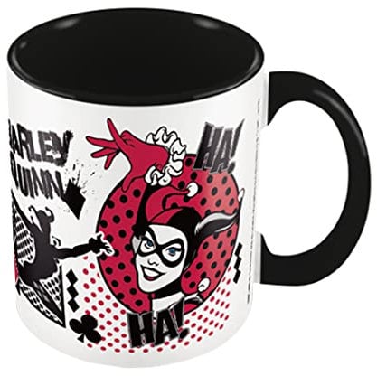DC Comics MGC25838 Taza de cerámica de 315 ml (Harley Quinn), 315 milliliters, Multi Color