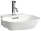 Laufen INO Handwaschbecken, ohne Hahnloch, mit Überlauf, 450x410, weiß, Farbe: Weiß mit LCC - H8163004001091