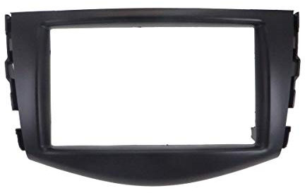 YuYue Radio-Stereo-Panel für Toyota Rav4 2006–2012, 2 DIN, Autoradio-Rahmen, Blende, DVD-Stereo, CD-Panel, Armaturenbretthalterung, Refit-Installations-Verkleidungsset, Rahmen