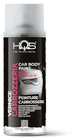 HQS Bomboletta di Vernice Spray 400ml Carrozzeria (Trasparente Opaco)