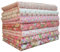7 Stück Stoffe zum Nähen,DIY Stoffreste Baumwolle,Baumwollstoff Patchwork Stoffpaket für Kleidung, Bettwäsche, Vorhänge, Puppen, Handtaschen (Rosa, 50 * 50cm)