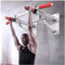 NENGGE Klimmzugstangen Klimmzugstange Wandmontage Heimturnhalle Pull Up Bar, Klimmzugstange Wand Klappbar, Ösen für TRX Training Boxtraining AB-Bügel Hochziehen, Türreck Reckstange für Krafttrai,A