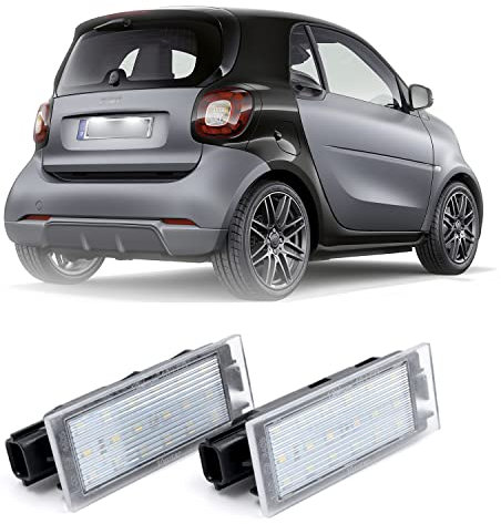 njssjd 2x LED Kennzeichenbeleuchtung für Smart Fortwo Forfour 453 für B/enz Citan W415 - OEM # 4159062300
