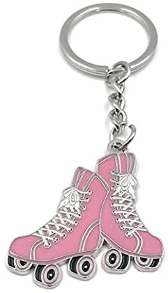 H-Customs Inliner Roller Schuhe pink Schlüsselanhänger Anhänger