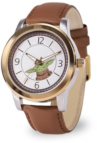 Star Wars Unisexes-Adultes Analogique Quartz Montre avec Bracelet en Cuir WDS001058
