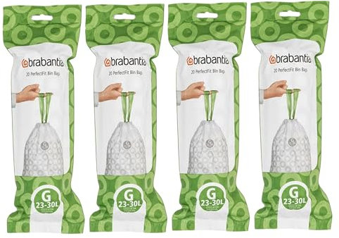 23-30L Bin Bags/Caddy Liners - 4 Packs (Code G)