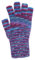 Darn Warm Alpaka Fingerlose Handschuhe (90% Alpaka), Violett / Blau, Small