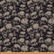 Loussiesd Totenkopf Stoff von der Werft Scary Grunge Skulls Thema Möbelstoff für Stühle und Heimwerkerprojekte Halloween Skelett dekorativer wasserdichter Stoff 460x150cm grau schwarz