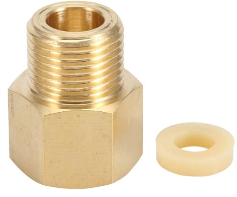 Adattatore Serbatoio Bombola CO2, Serbatoio Bombola in Ottone W21.8 Adattatore Adattatore Regolatore CGA320 Raccordo Accessori Convertitore Serbatoio (CGA320 convertito in W21.8)