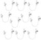 10Pcs Window Restrictor Locks for Kids Window Restrictors UPVC Baby Security Window Locks with Screws Keys for Baby Child Children Safety, Window Locks Door Locks for Home Public School and Commercial