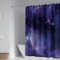 BCughia Duschrollo für Badewanne, Duschvorhang Antischimmel Sternenklarer Himmel Lila Purple Duschvorhang 150x200cm(60 Wx80 H) Rideau De Douche Decor