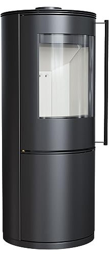 KRATKI Forno indipendente PICARD KOZA in acciaio, potenza termica nominale 9 kW, Classe energetica A+, Stufa a legna, BImSchV Standard 2